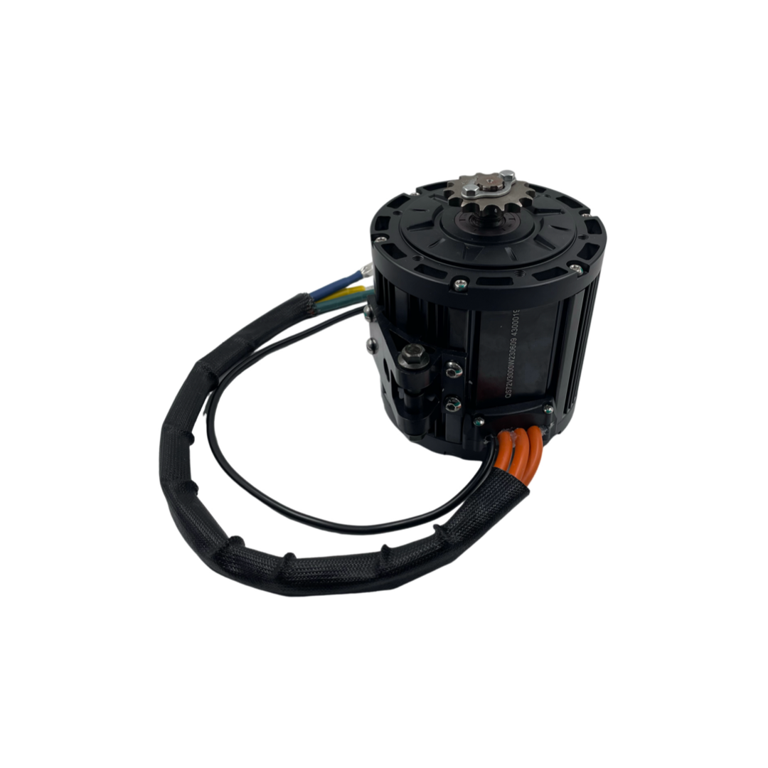 QS 138 70H 3000W PMSM Mid-driv - Kelly Kls7230S Controller ulasan dan harga