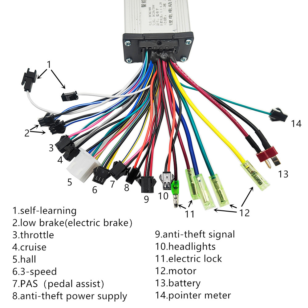 36V 48V 350W E-Bike Controller - Kelly Kls7230S Controller ulasan dan harga